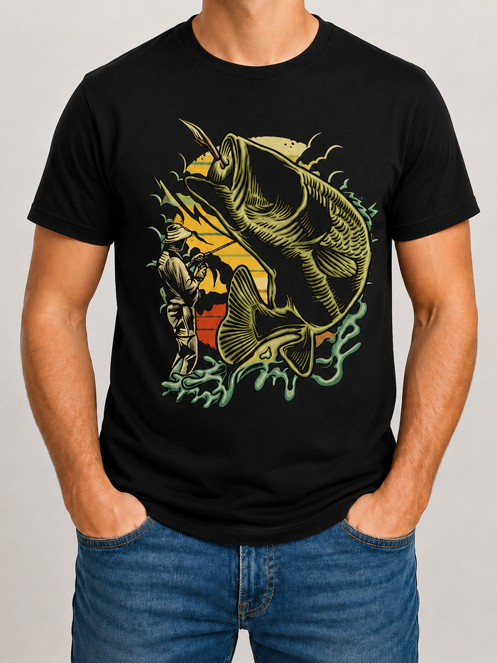 The Big Catch Fishing T-Shirt – Celebrate Every Unforgettable Catch