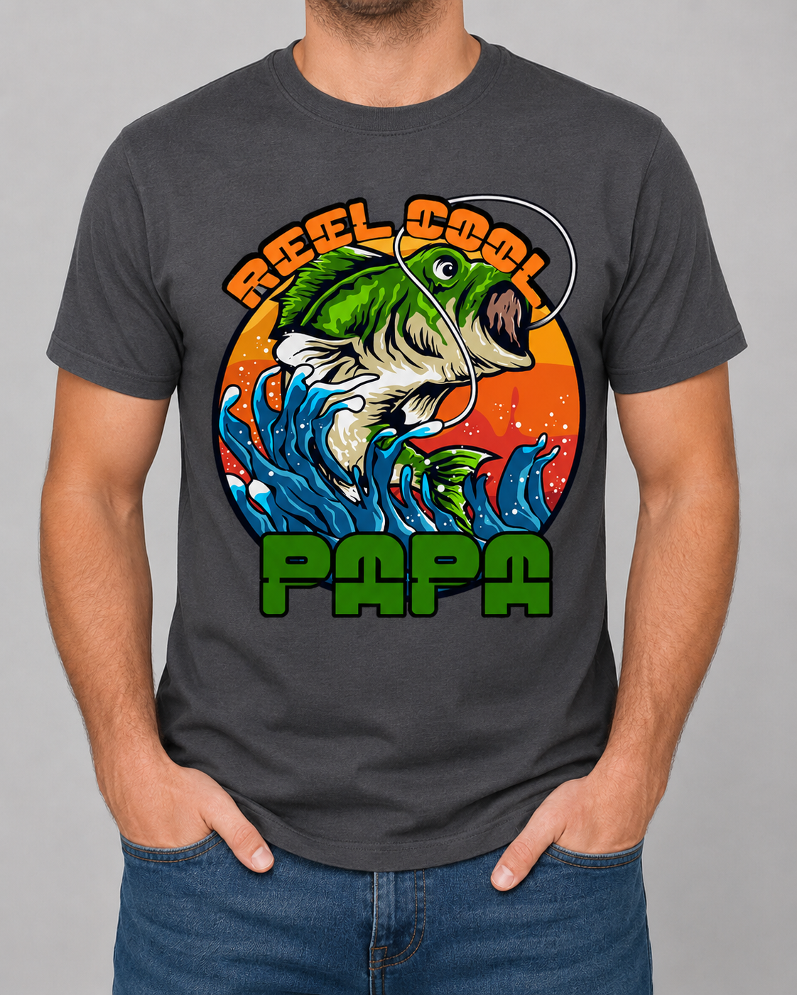 Grandpa Fishing - InkNfiber