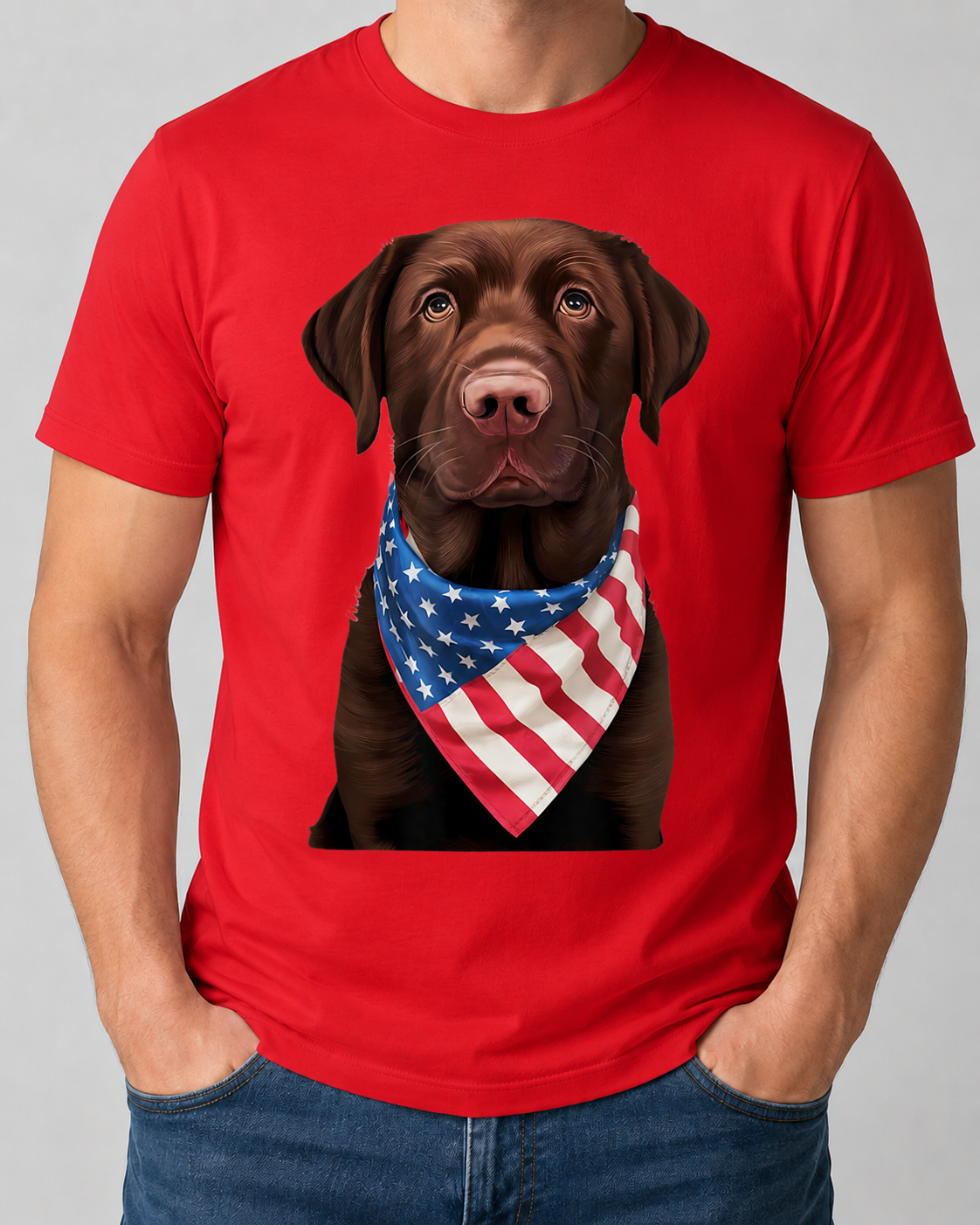 Patriotic Retriever