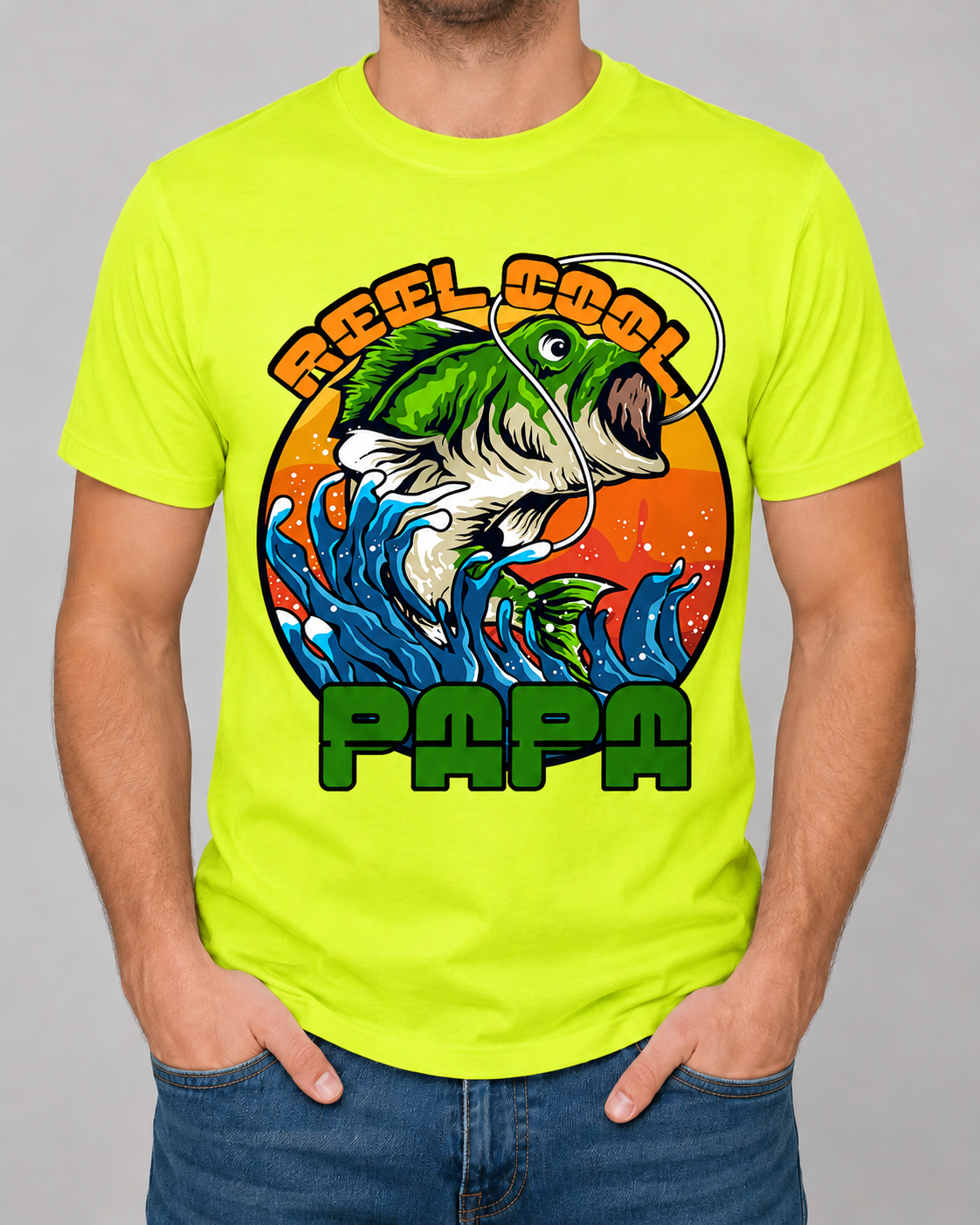 Grandpa Fishing - InkNfiber