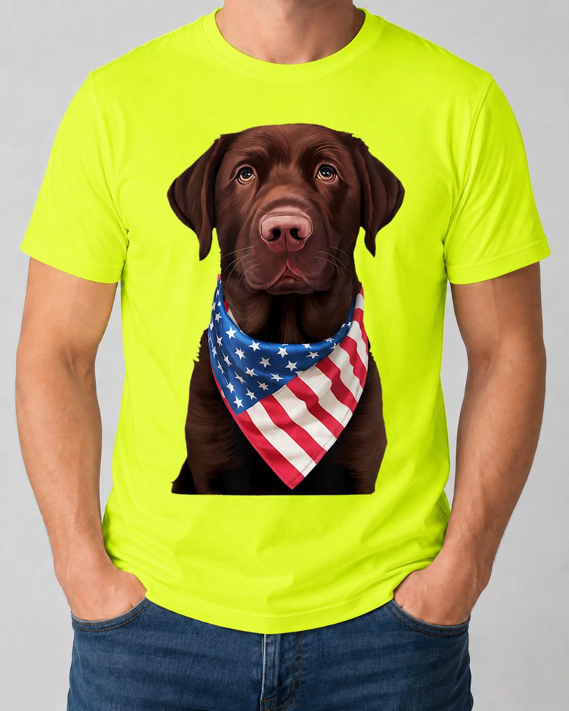 Patriotic Retriever