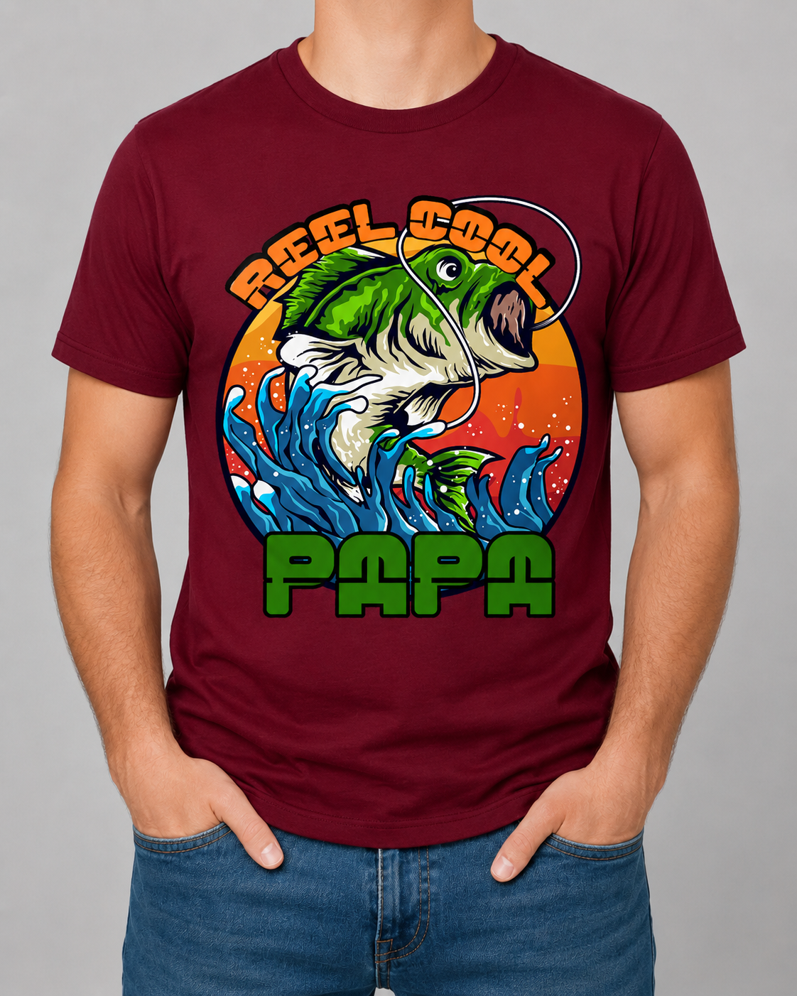 Grandpa Fishing - InkNfiber