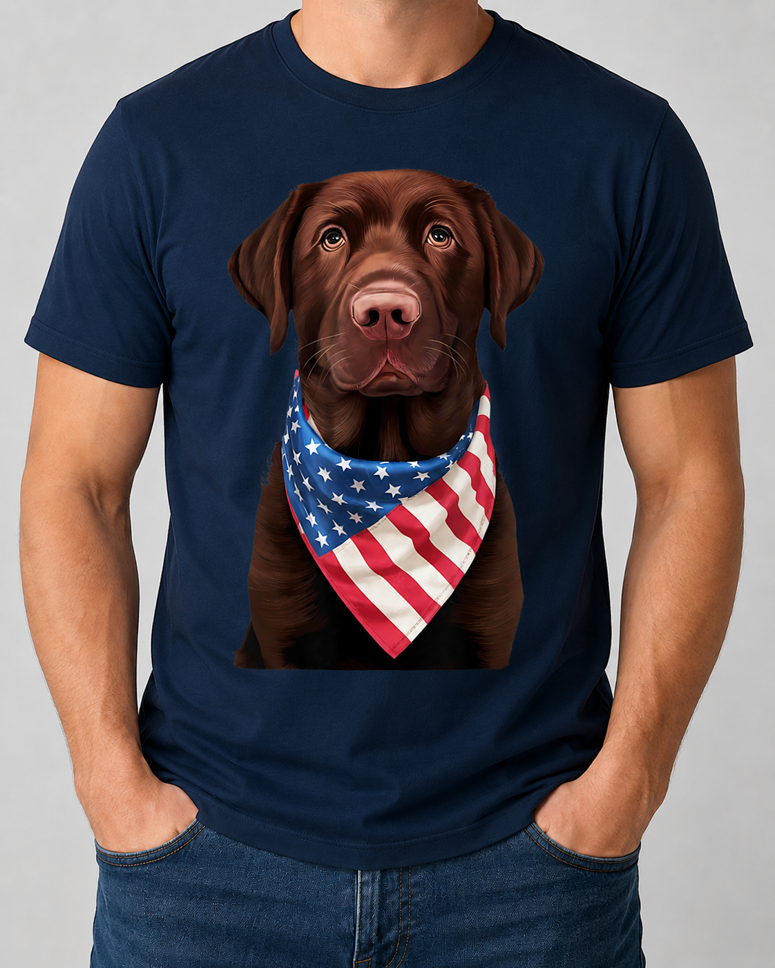 Patriotic Retriever