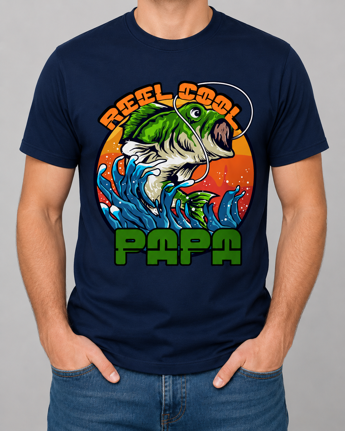 Grandpa Fishing - InkNfiber