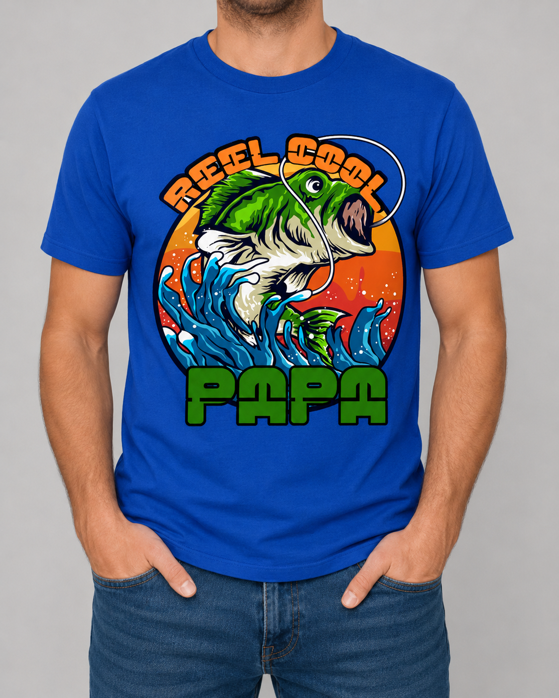 Grandpa Fishing - InkNfiber