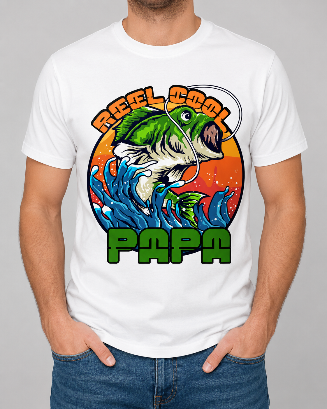 Grandpa Fishing - InkNfiber