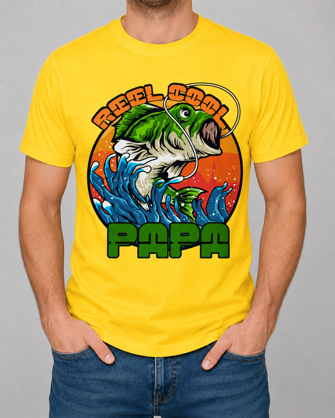 Grandpa Fishing - InkNfiber